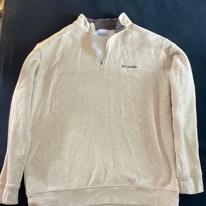 Columbia Cream Quarter-Zip Pullover